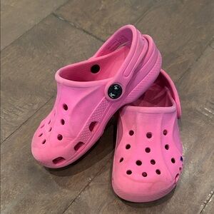 Crocs pink c10 10 toddler